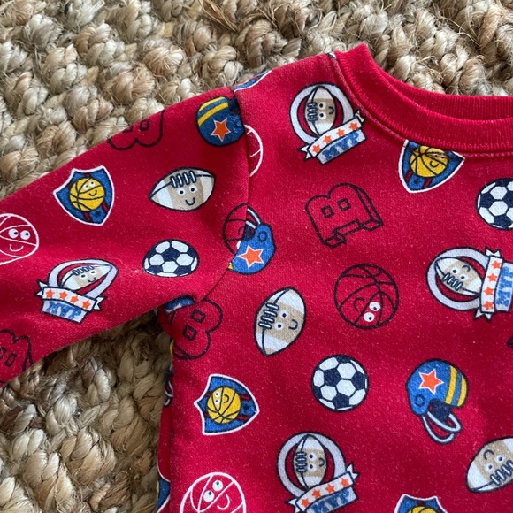 6-9 Mo Vintage Sports Sweatshirt - Picture 3 of 4
